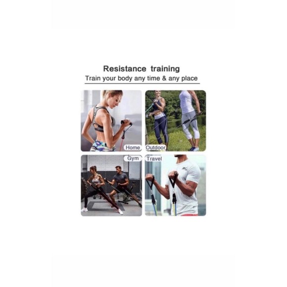 Resistance Bands 11 Piece Set - Picture 4 of 9
